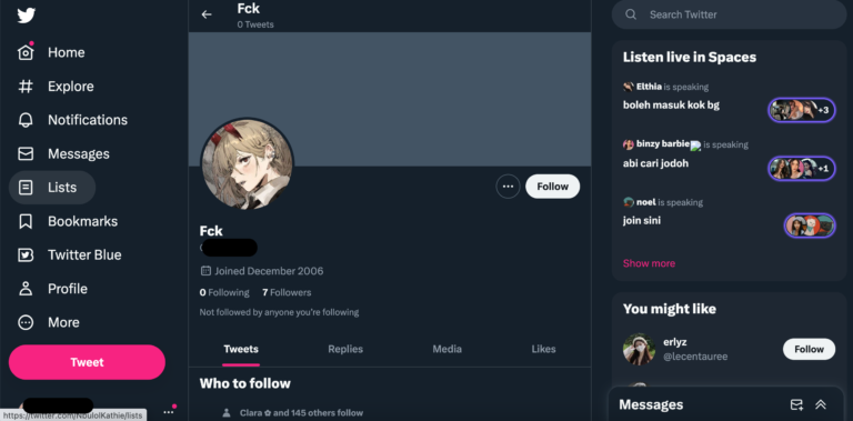 Product image for 2006 Twitter account