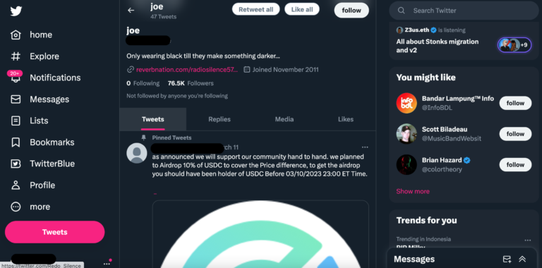 Product image for 76k Twitter account