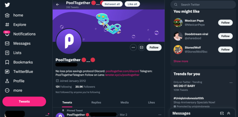 Crypto/NFT Twitter with 20k Followers Product image for Crypto/NFT Twitter with 20k Followers