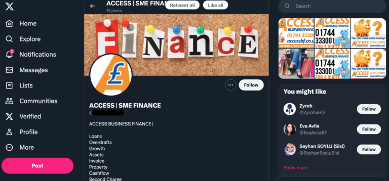 Twitter with 16k followerd