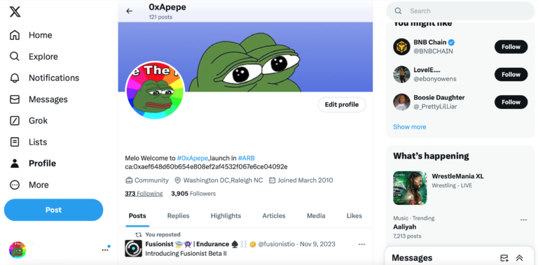 Crypto/NFT Twitter Followed by Kevin Durant