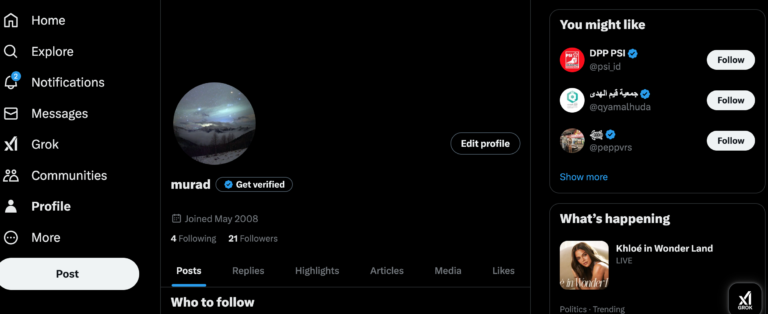 Exclusive Aged 3 Letter username Twitter Account