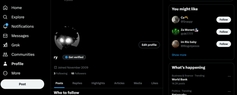 Exclusive Aged 3 Char username Twitter Account