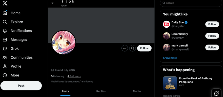 Exclusive Aged 4 Letter user Twitter Account