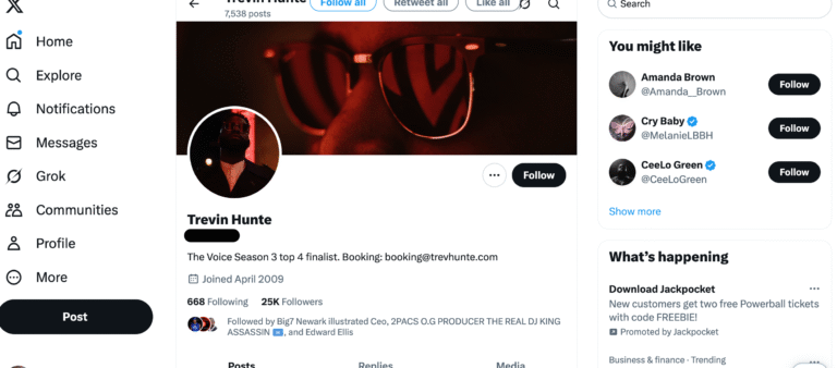 25k followers twitter